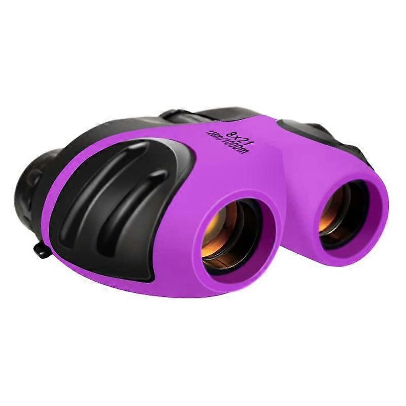 Children's binoculars, suitable for ages 3-14, purple