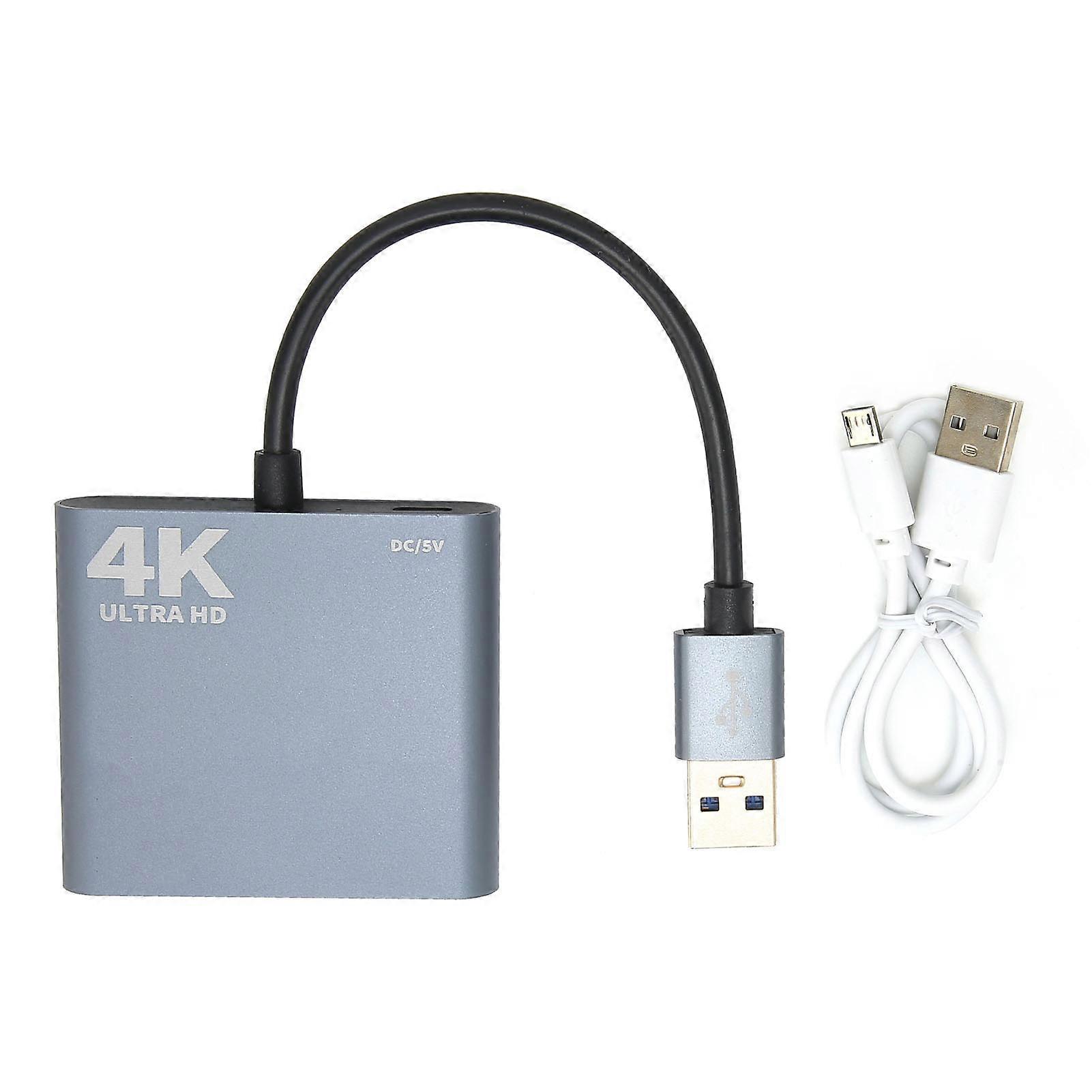 o Video Capture Card 4K 1080P USB 3.0 to HD Multimedia Interface Game Capture Card