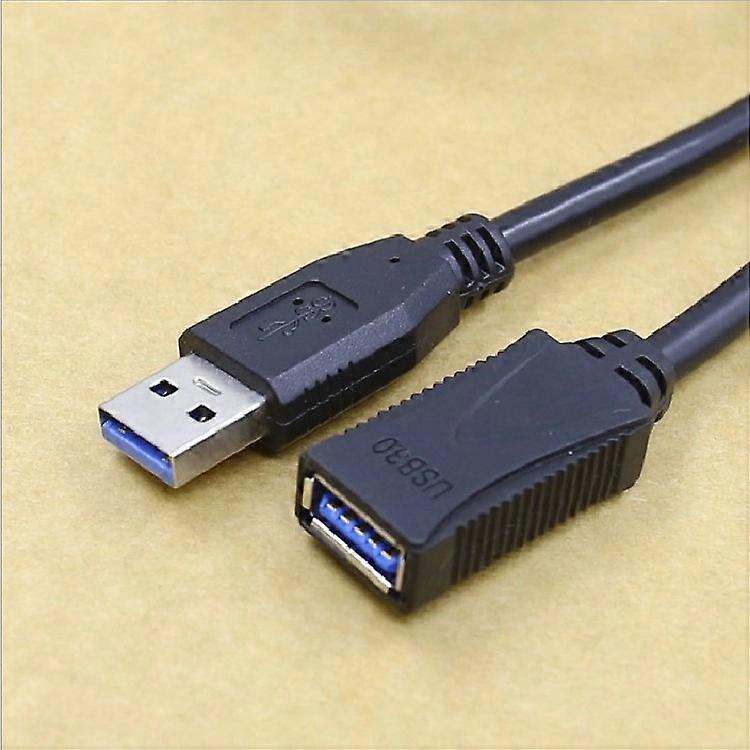 1 meter USB3.0 extension cable USB data cable 3.0USB extension cable AM to AF extension cable2packblack