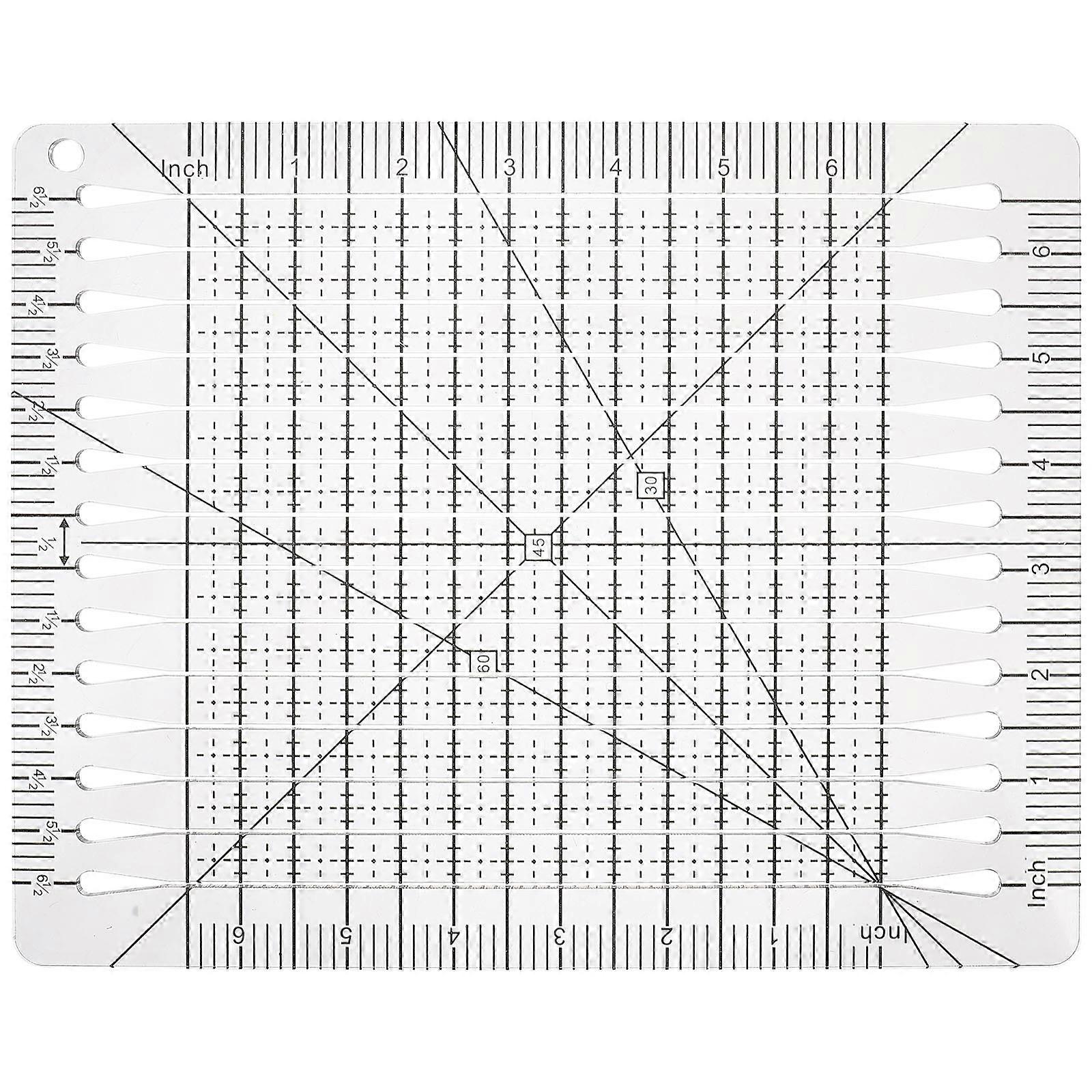 Patchwork Ruler Quilting Cutting Ruler Patchwork Cutting Template Sewing Supply