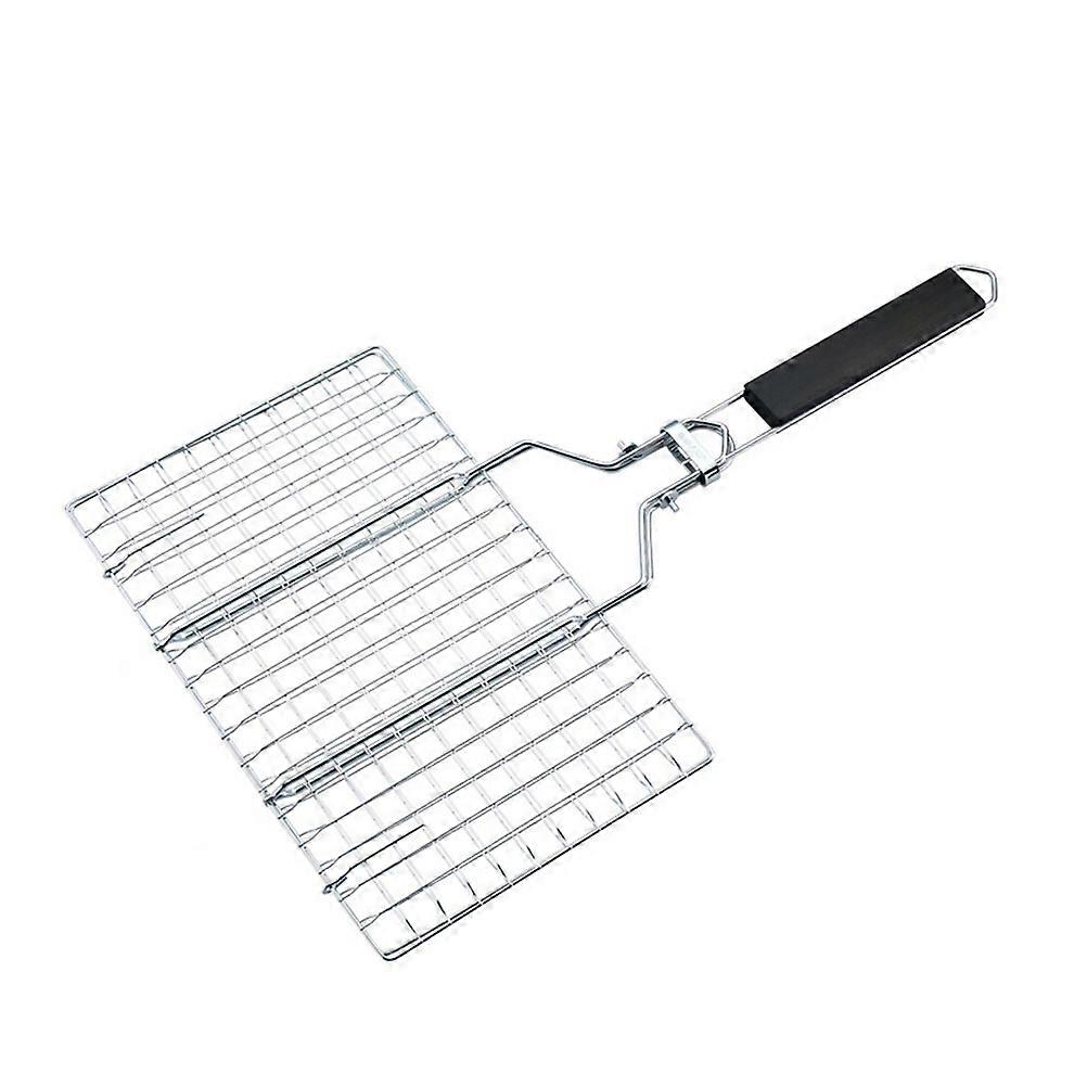 1 Pz Barbecue Grigliare Cestello Acciaio Inox Cestino Barbecue Rete con Manico