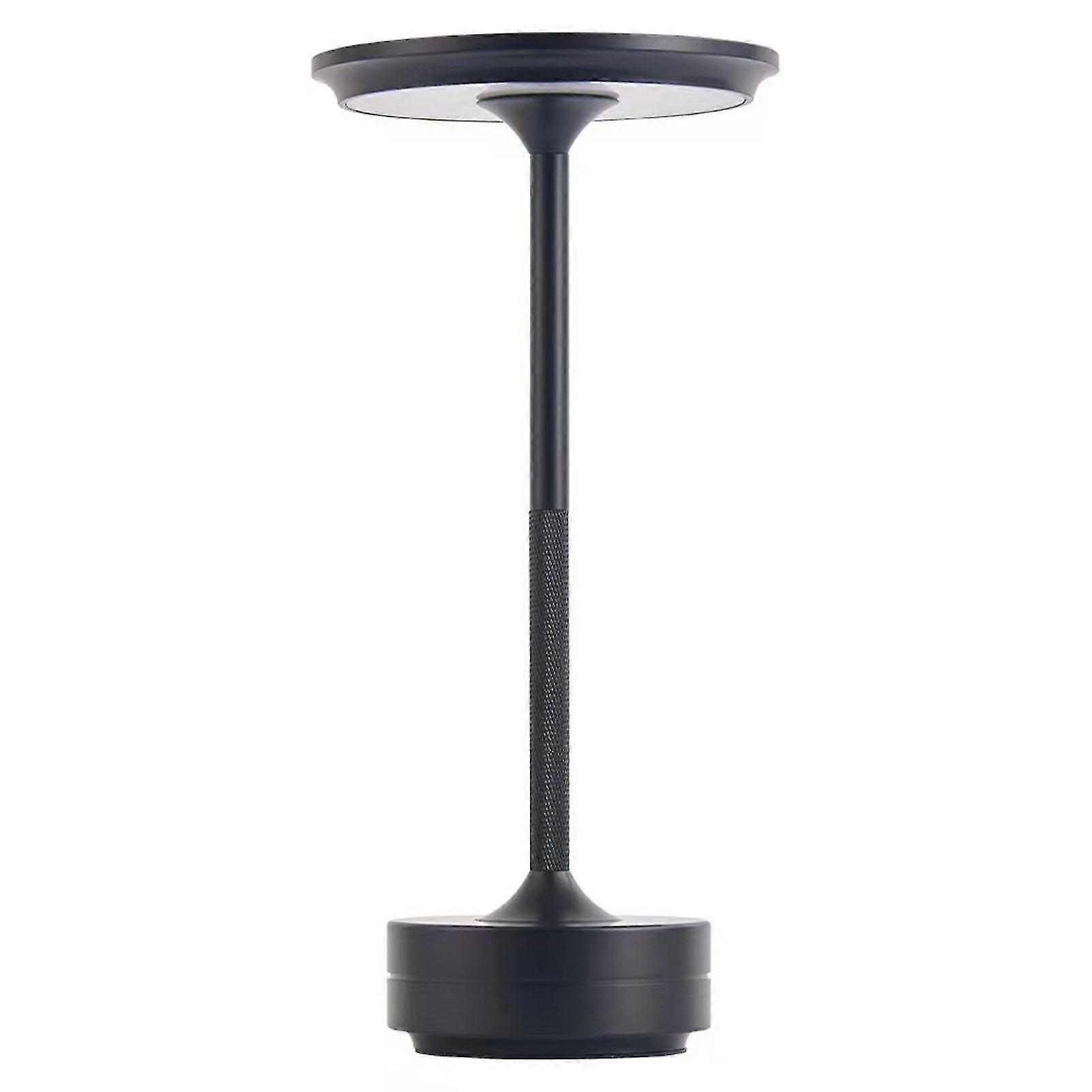 Metallic Cordless Table Lamp Dimmable & Rechargeable Waterproof Desk Light