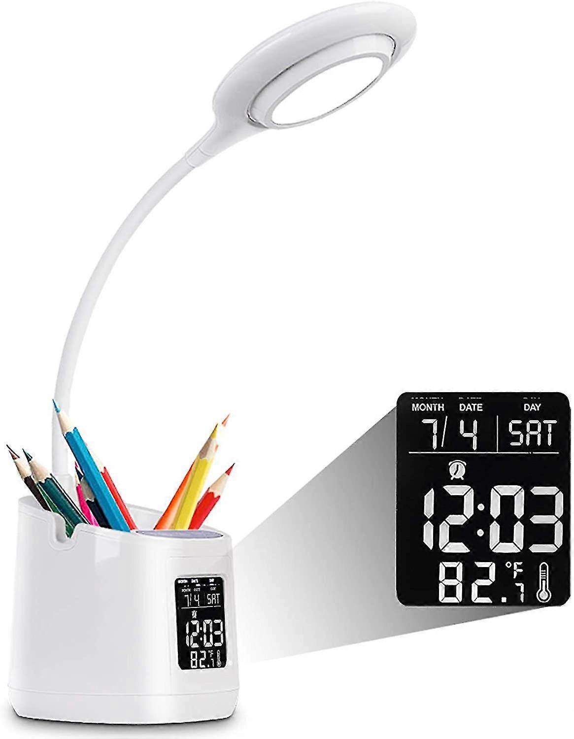 Three-color Eye Protection Lamp With Pen Holder