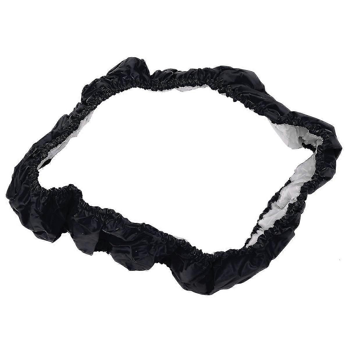 1 st 38 tums studsmatta Svampskydd Säkerhet Runt Studsmatta Skydd Skydd Byte Studsmatta Tillbehör Svart (diameter 96cm)