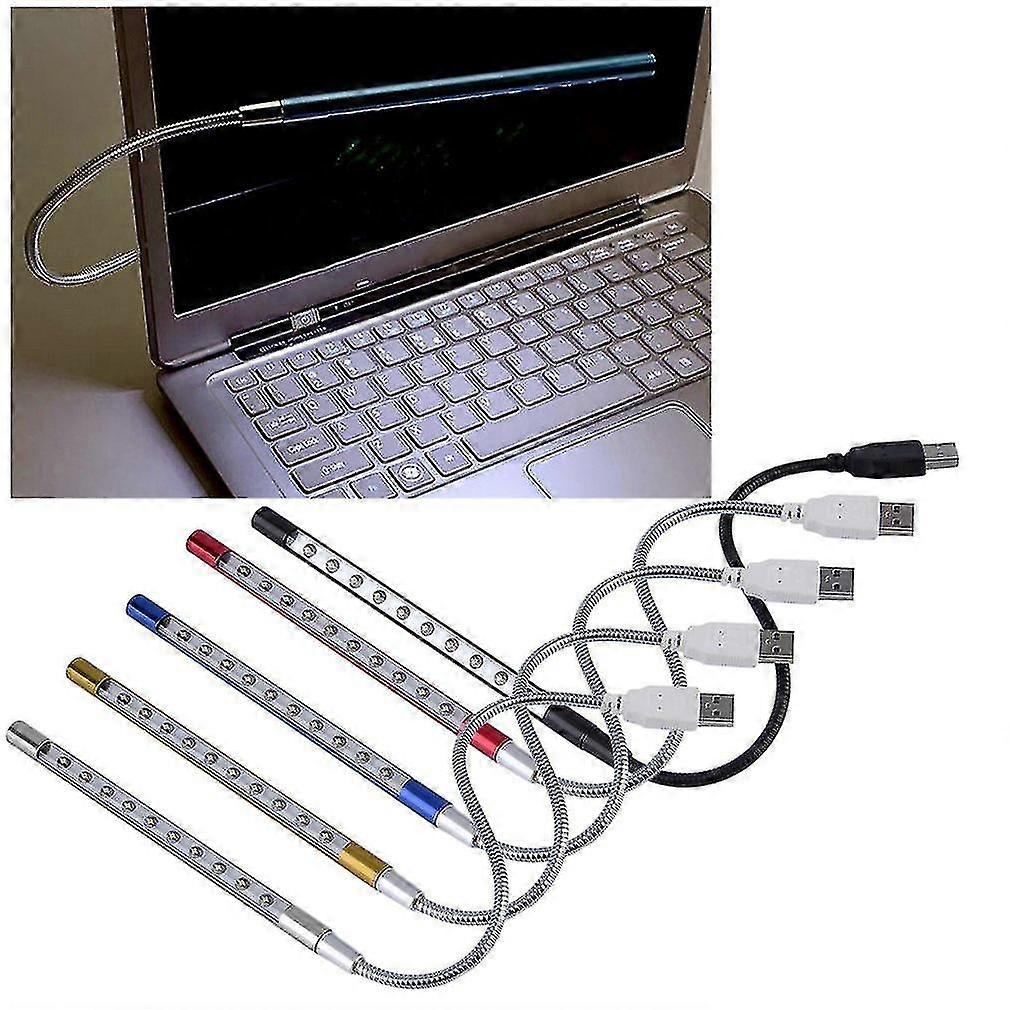 Mini Desk Reading Usb Led Light Flexible For Notebook Laptop Portable New