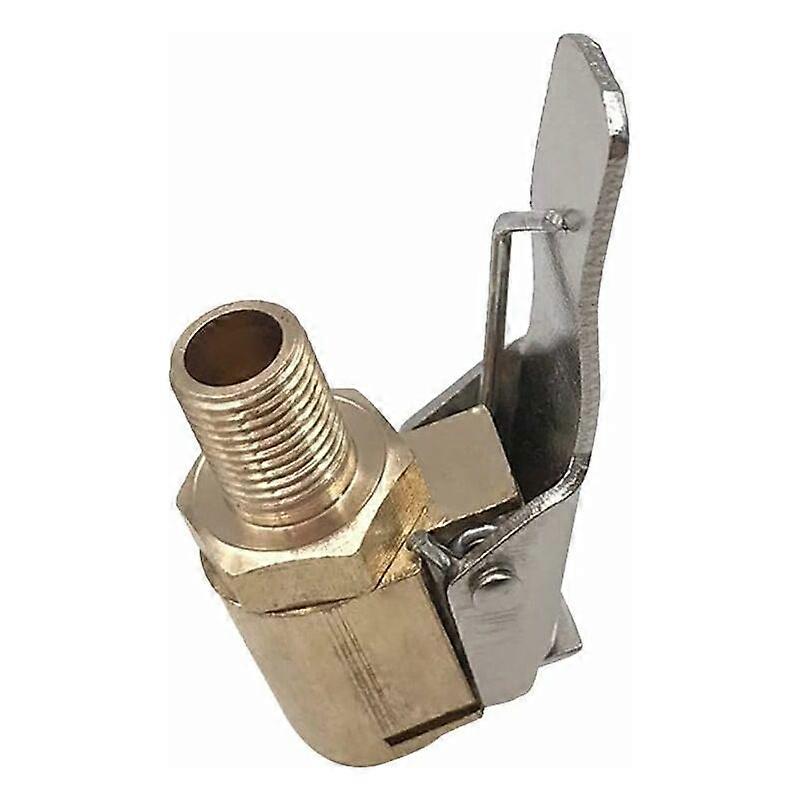 Αυτοκίνητο φούσκωμα φούσκωμα ακροφύσιο ελαστικών αέρα τσοκ τροχού αντλία ελαστικών βαλβίδα φουσκωτή κλιπ σφιγκτήρας προσαρμογέας ορειχάλκινος συνδετήρας οχήματα