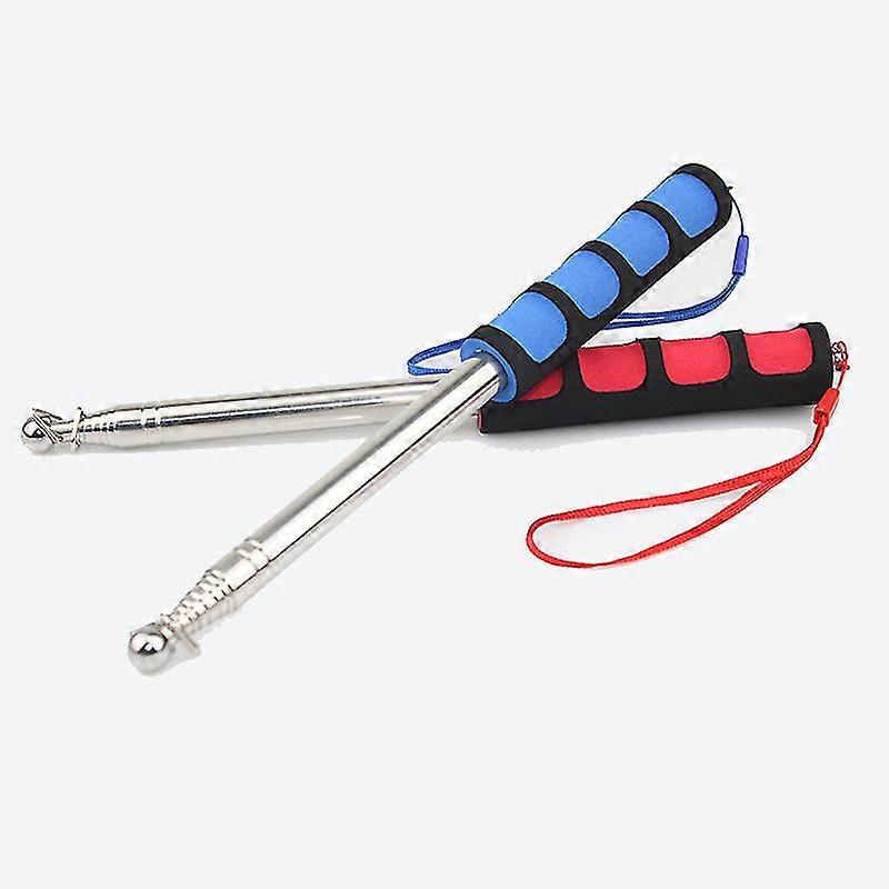 1.2/1.6/2.5 Meters Flagpoles Telescoping Telescopic Flag Pole For Pointer Tour Guide Banner For Teachers' Teaching Random Color