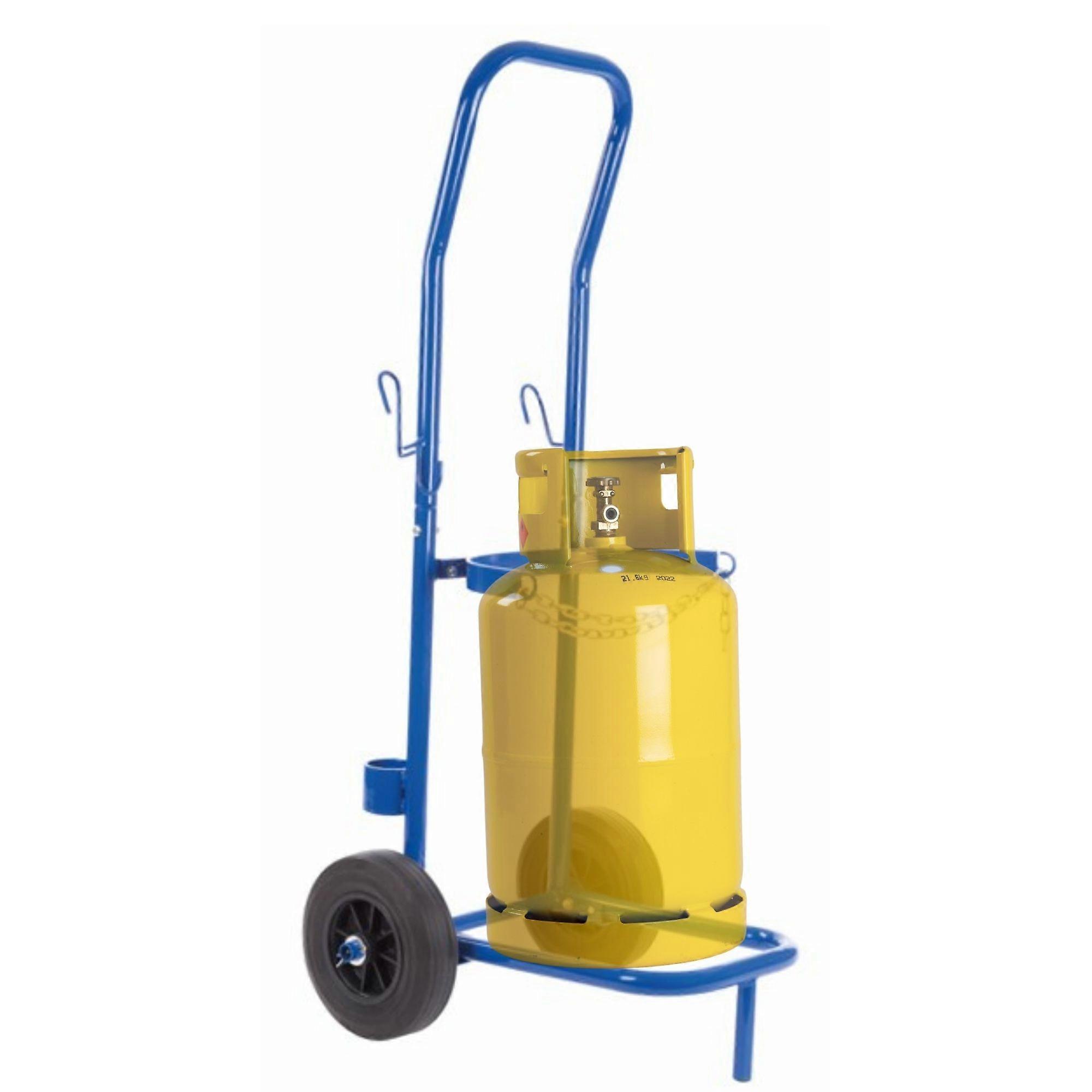 Toolland Gasflessentrolley, 100 kg draagvermogen, gasflessenkar, frame in