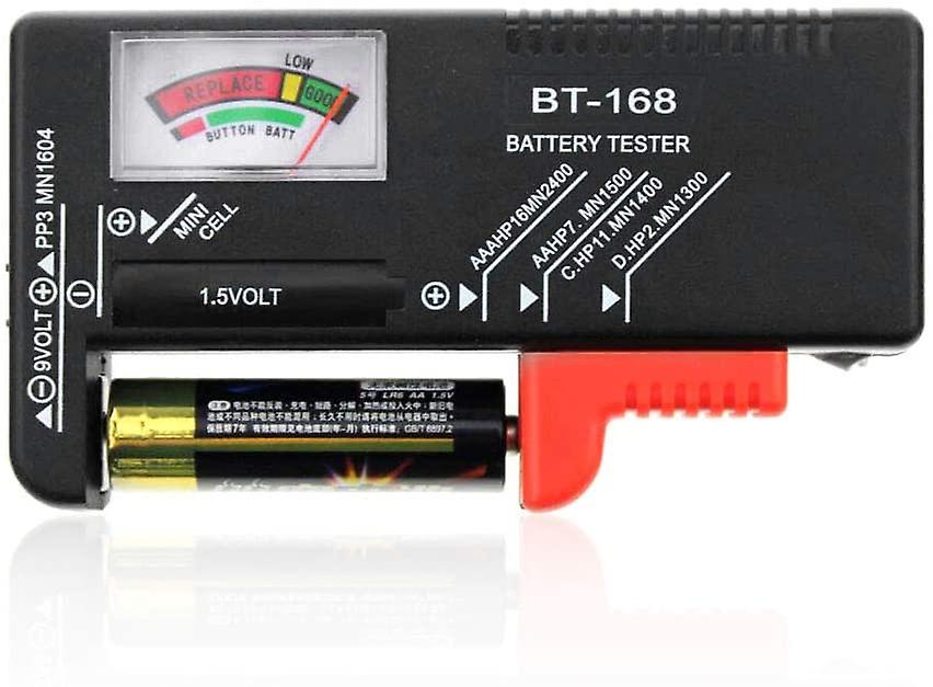 Universal Battery Tester For Aaa C D 9v 1.5v Batteries