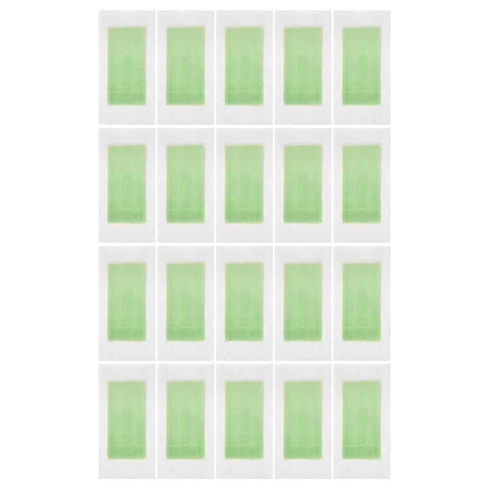 20 Pcs Men Set Depilatory Strips Paper Facial Wax Strips At Home Waxing Kit Hair Remover Wax Kit Wax Strips Brazilian Waxing