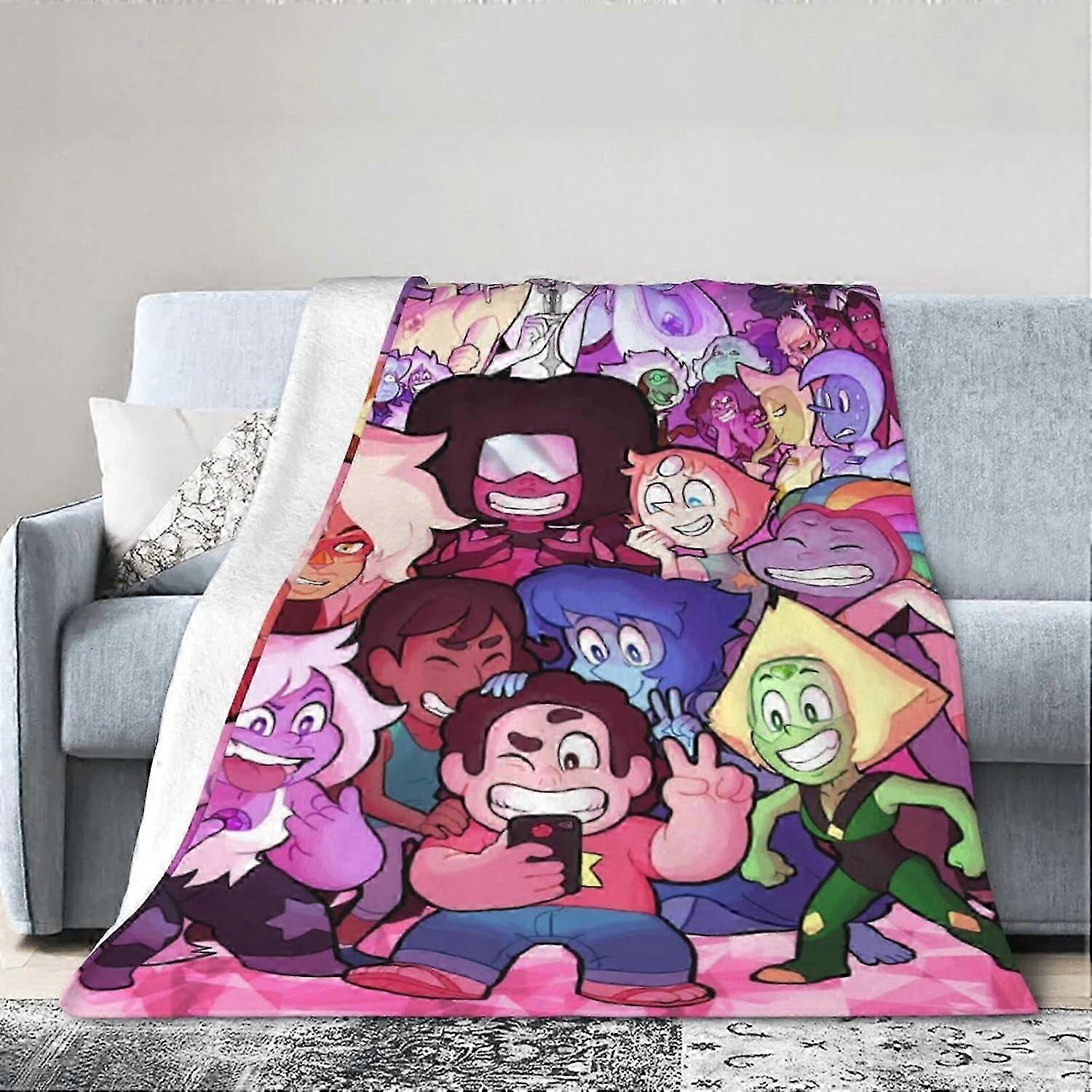 t2208 Blanket Steven Anime Universe Blanket Throw Blankets Ultra Soft Flannel Lightweight Throws for Couch, Bed,All Seasons Use  Blanket bn2208