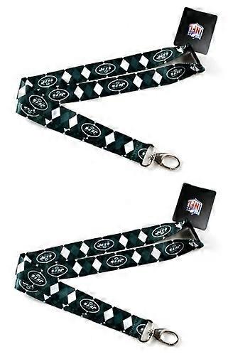 New York Jets NFL Argyle Lanyard 2 Pack