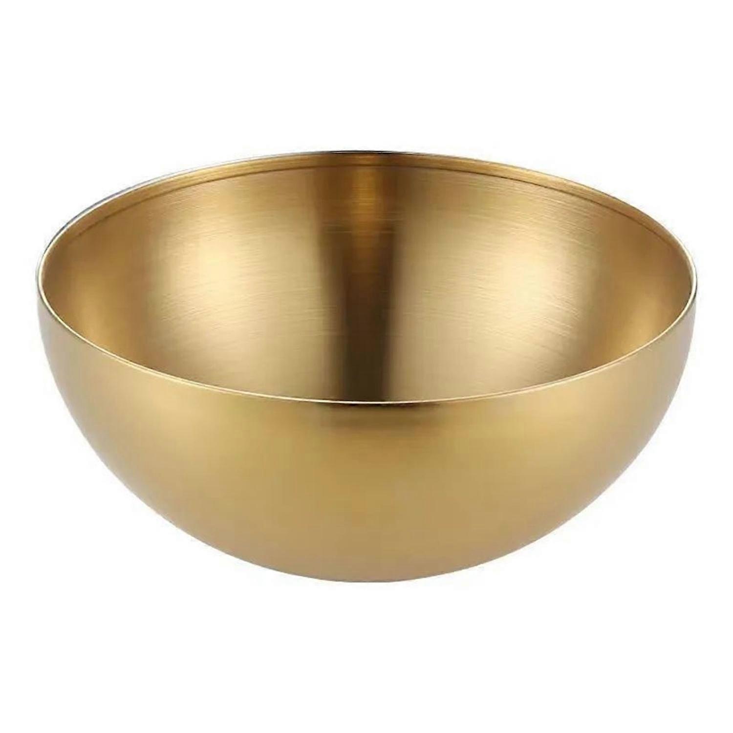 Stainless Steel Korean Salad Bowl Safe Modern Rounded Edge Smooth Surface Stain-resistant Salad Bowl