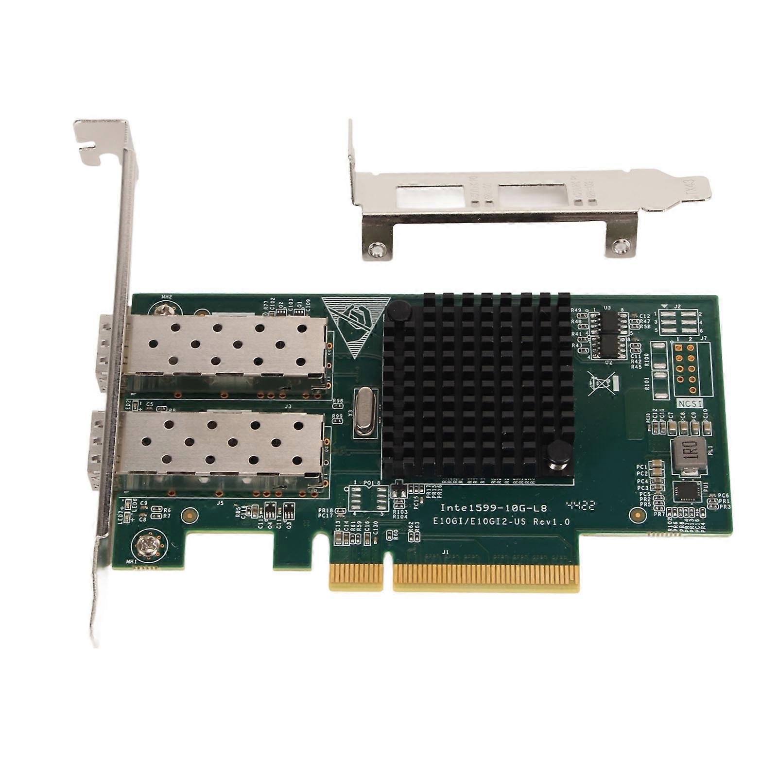 PCIe-netværkskort Dual 10G SFP I/O Virtualisering IEEE802.3 1000BASE SX LX Servernetværksadapter til Windows-system