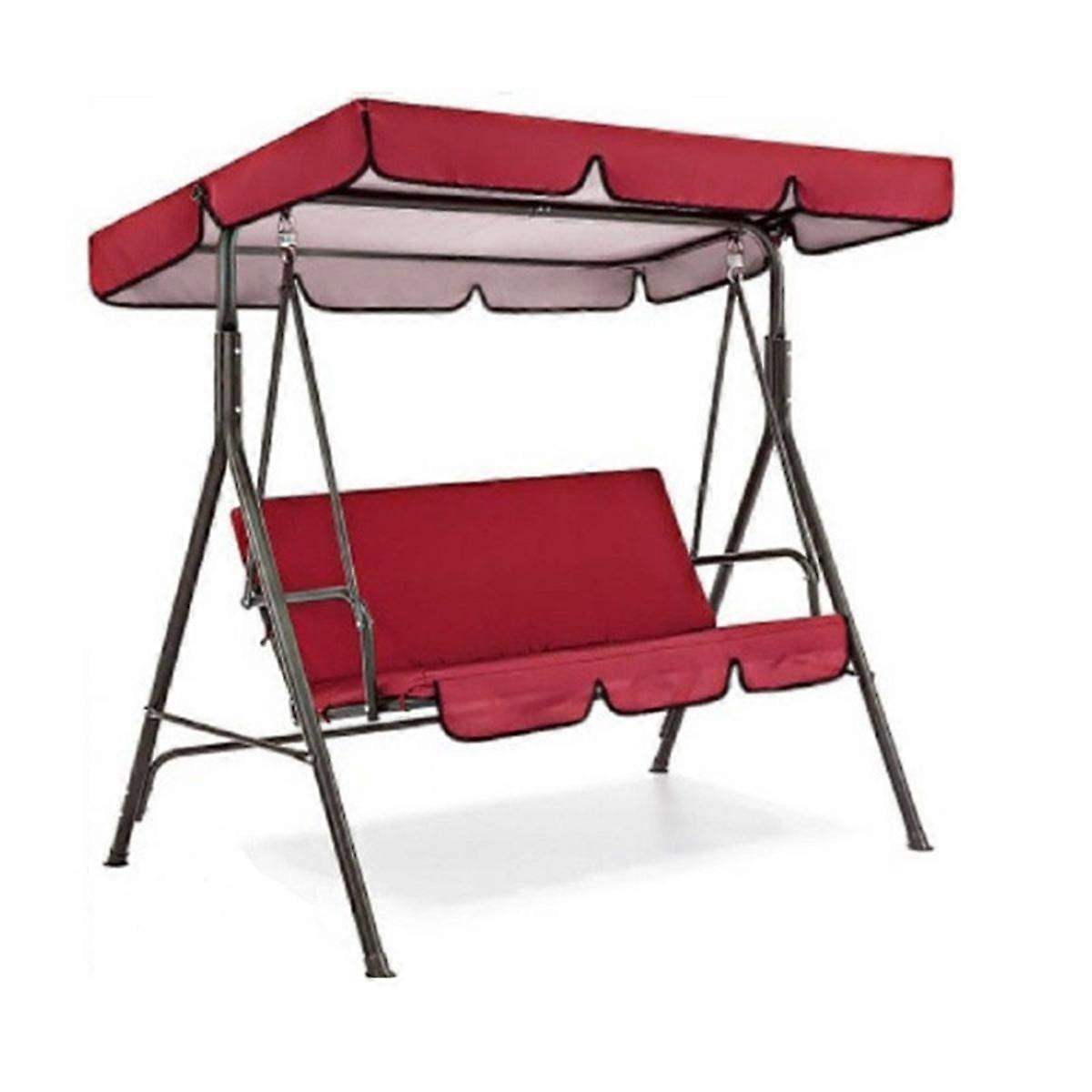 Sunshade for Swing Pew 2/3 Seater Garden Swing Chair Cover Polyester Taffeta Waterproof Canopy Tool