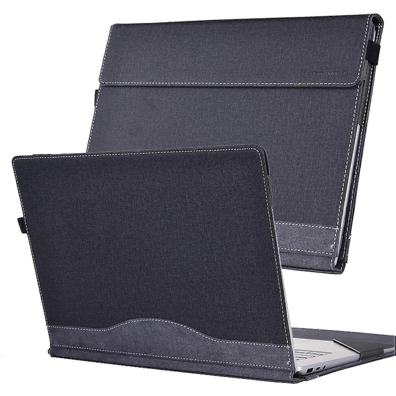 For Microsoft Surface Laptop 7 Fabric Texture Leatherette Protective Case