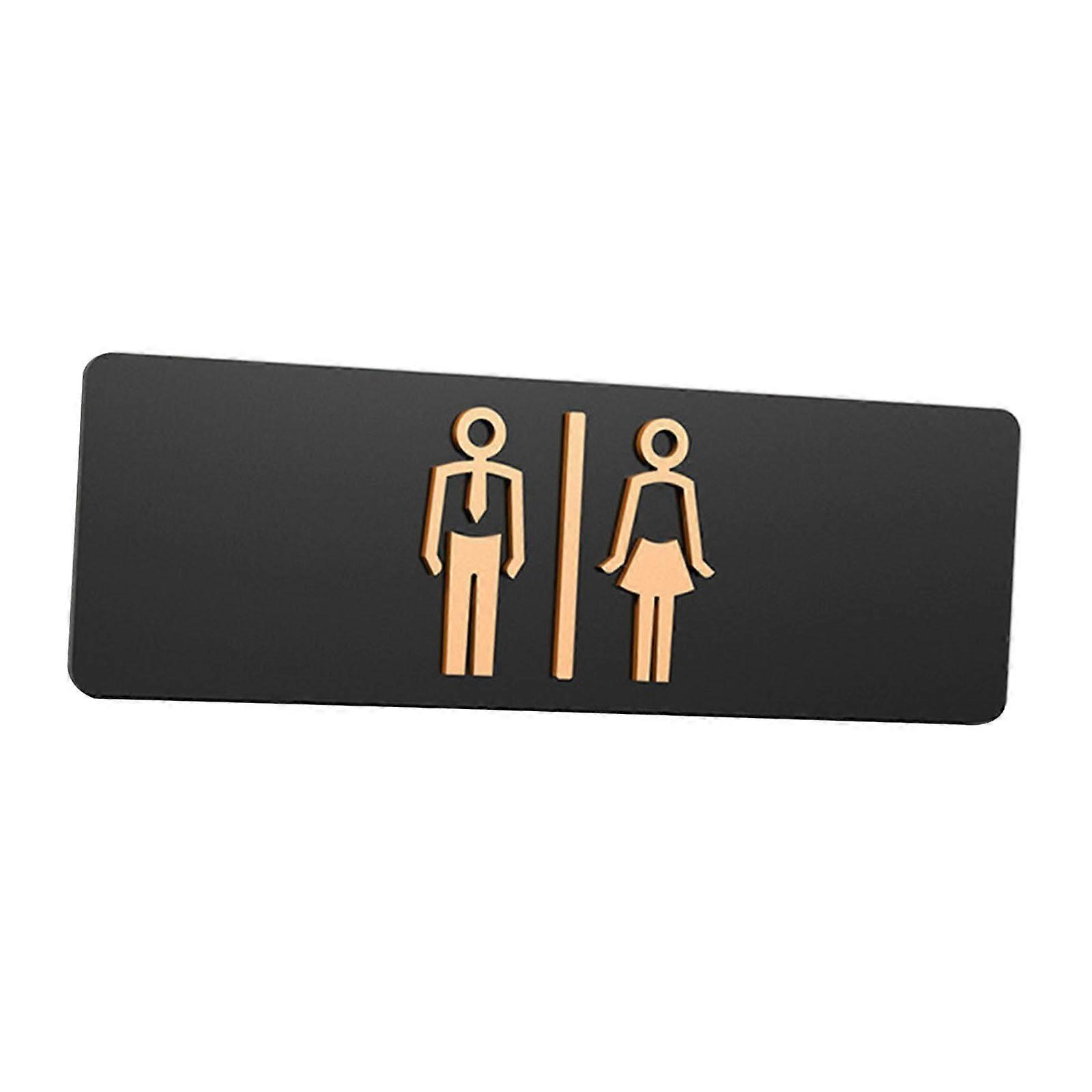 WC Schild Display Männlich Weiblich Badezimmer Schild für Badezimmer Öffentlicher Platz Bar Typ A