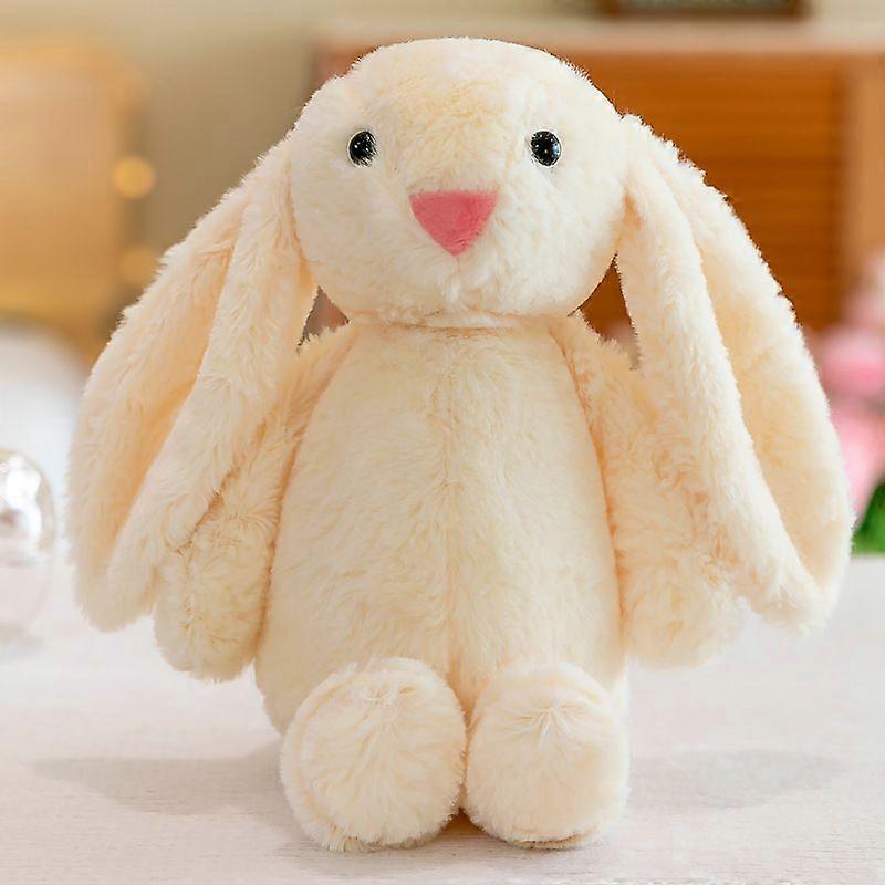 28cm Plush Rabbit Toy, Soft Long-Eared Rabbit Doll for Home Decor