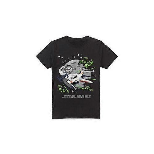 Star Wars Męska koszulka Pew Pew X-Wing