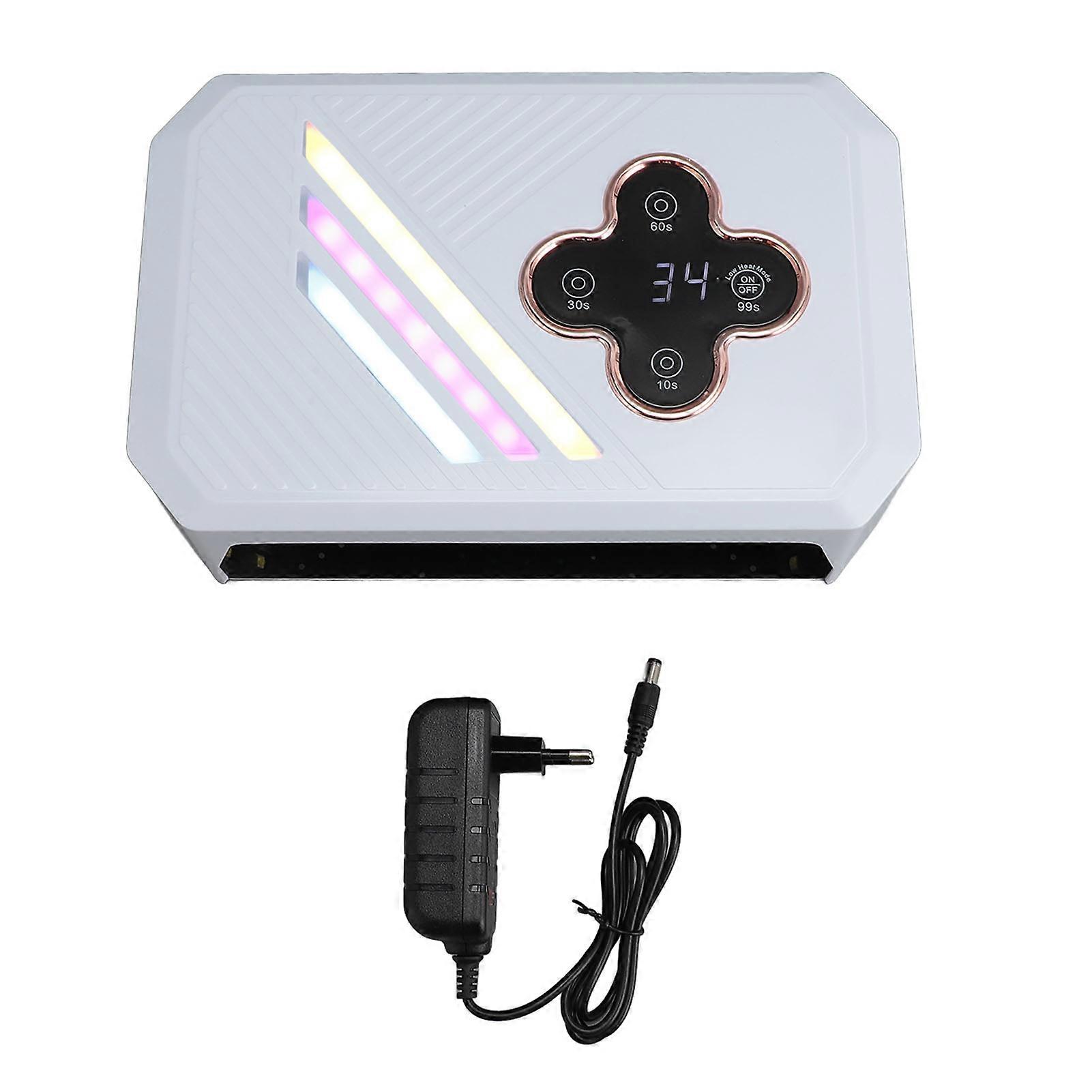 UV Nail Lamp 4 Timer 66pcs Chips LED Nail Light 100-240V EU