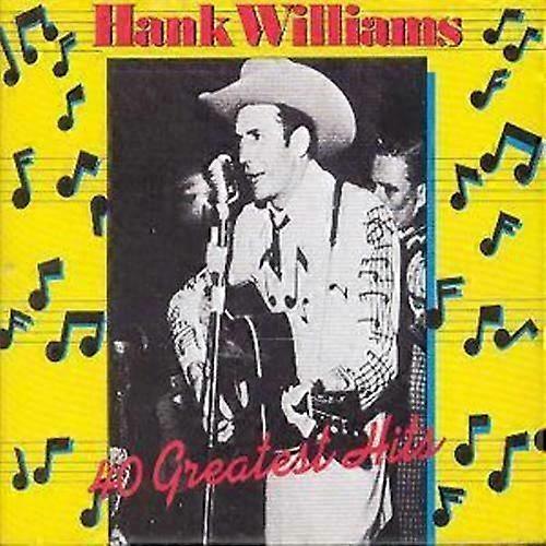 Hank Williams 40 Greatest Hits CD 2 discs (1989) NEW