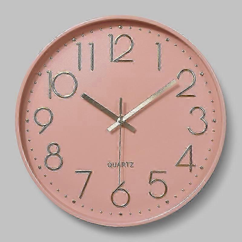 Wall Clock 12-inch Silent Non-ticking Wall Clock