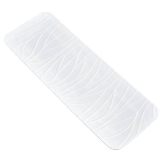 Practical Fine Workmanship Organization Smooth Surface Rectangular Dessert Cake Dining Plate Party Favors Cake Tray