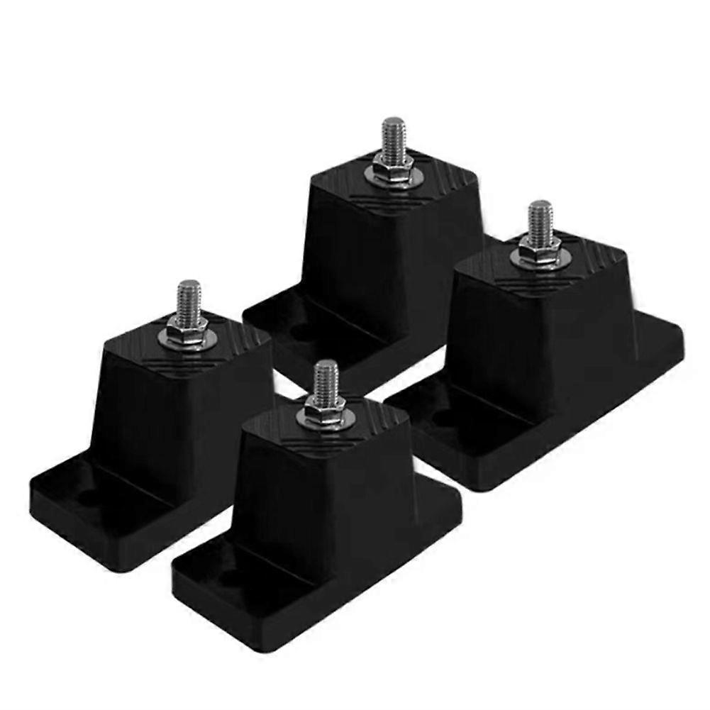 4 Pcs Shock-Proof Foot Base Cushion Outdoor Air Conditioning Bracket Cushion Thickened Non-Slip Bas
