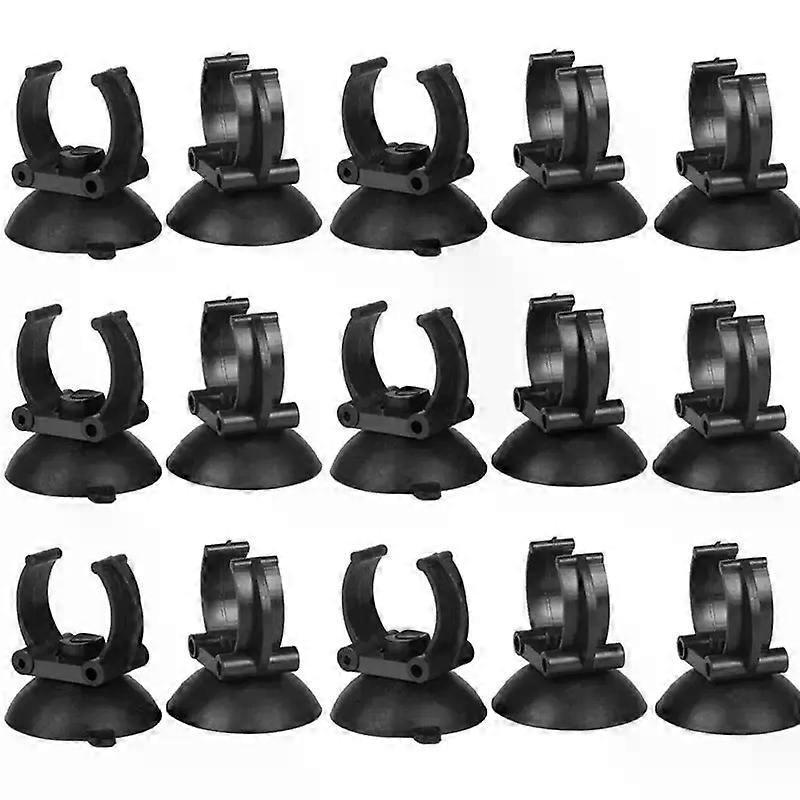 Aquarium Heater Suction Cups Suckers Clips 33mm Dia Holders Clamps For Fish Tank Accessories Black