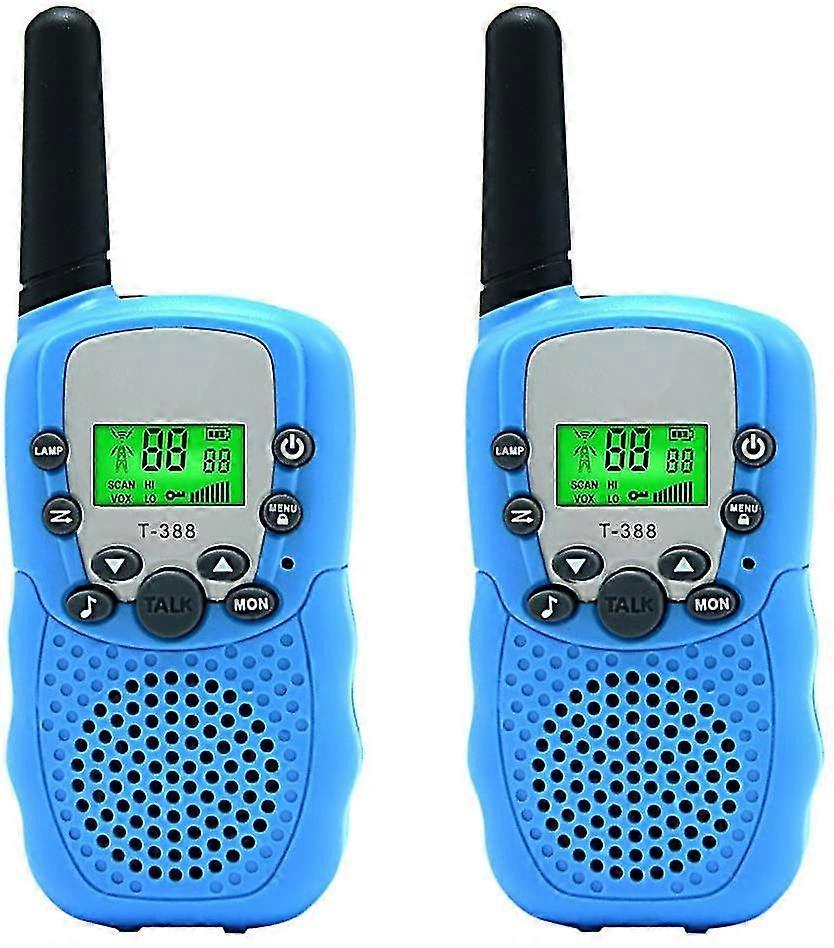 Albastru 2-buc Copii Walkie Talkie Two Ways Radio Toy 3 Miles Range Cai1561