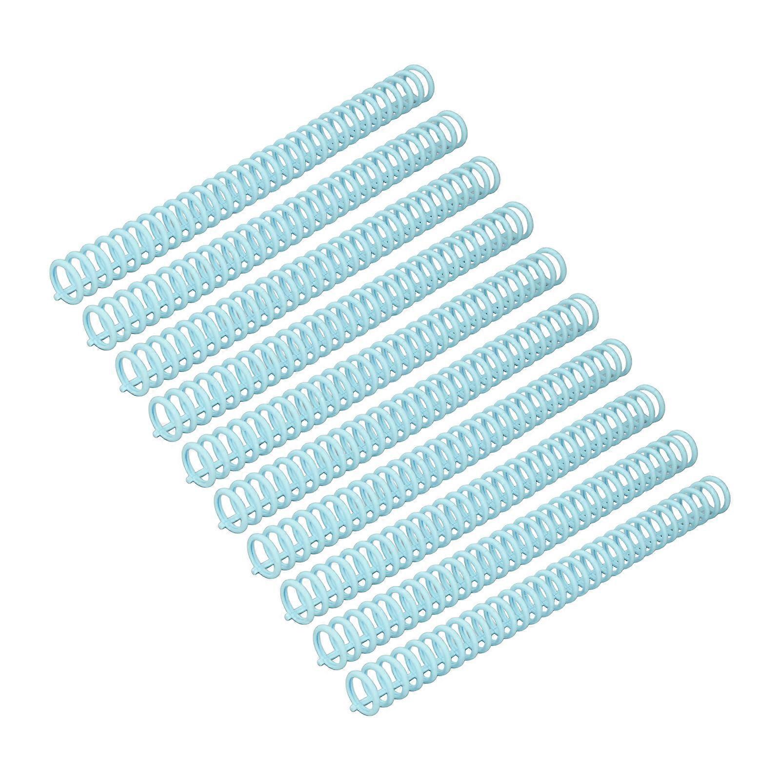 10Pcs Comb Binding Spines 150 Pages 30 Ring Plastic Binder Combs Easy to Open Close Adding 19mm for A4 Paper light Green 