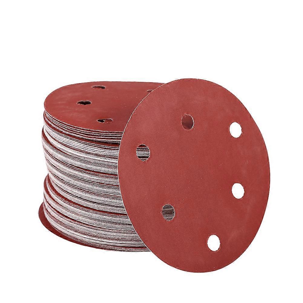 Circular orbital sander sandpaper disc 6 hole sandpaper