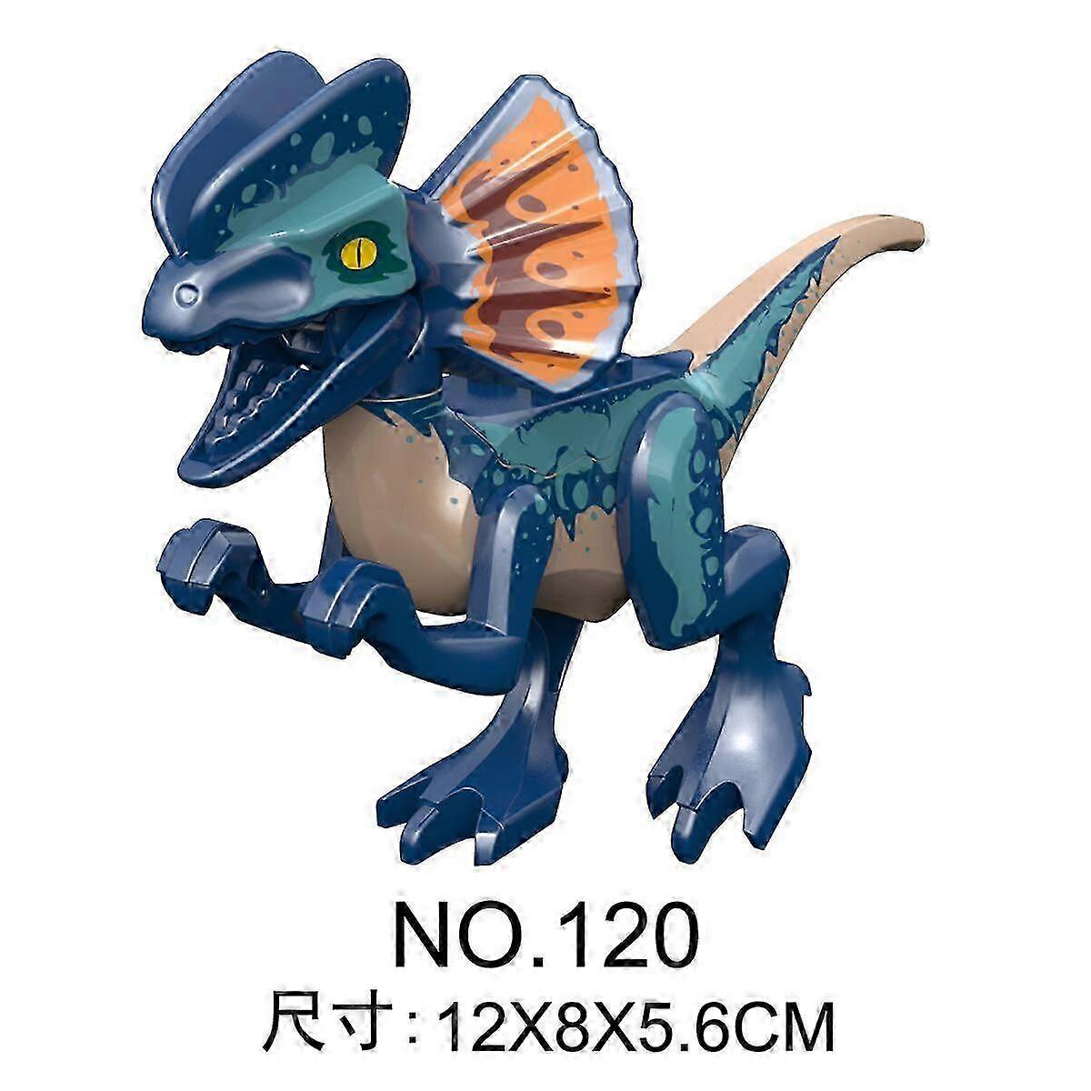 Jurassic Park World Dinosaurs Gyrosphere Velociraptor Raptor Blue Charlie Echo Owen Claire Model Blocks Figure Toys For Children