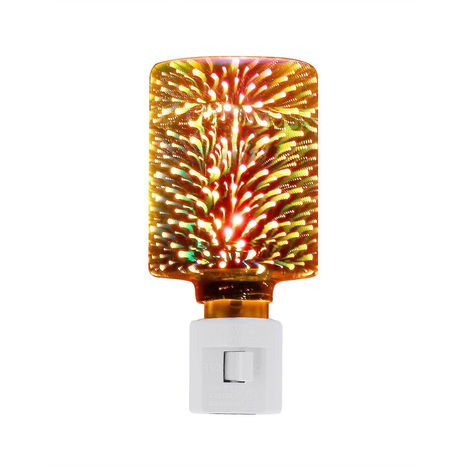 Wax Melting Lamp Plug Aromatherapy Wax Melt fragrancy Colorful Night Light Soft Glow