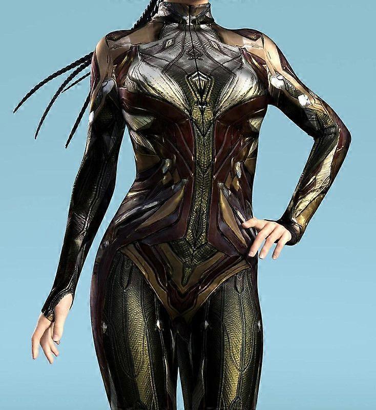 בגדי ריקוד נשים סרבל סטימפונק מודפס תלת מימד Cyberpunk בגד גוף למבוגרים ליל כל הקדושים שמלה מפוארת תחפושת מסיבת קרנבל