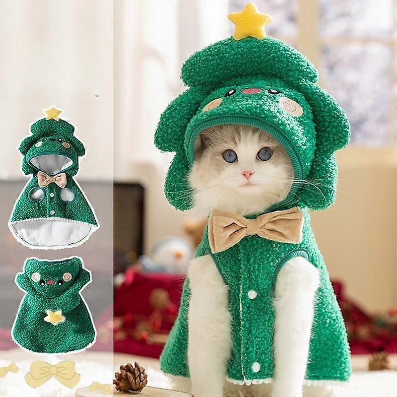 Autumn and Winter Halloween Christmas Cartoon Funny Cloak Cat Clothes Dog Clothes