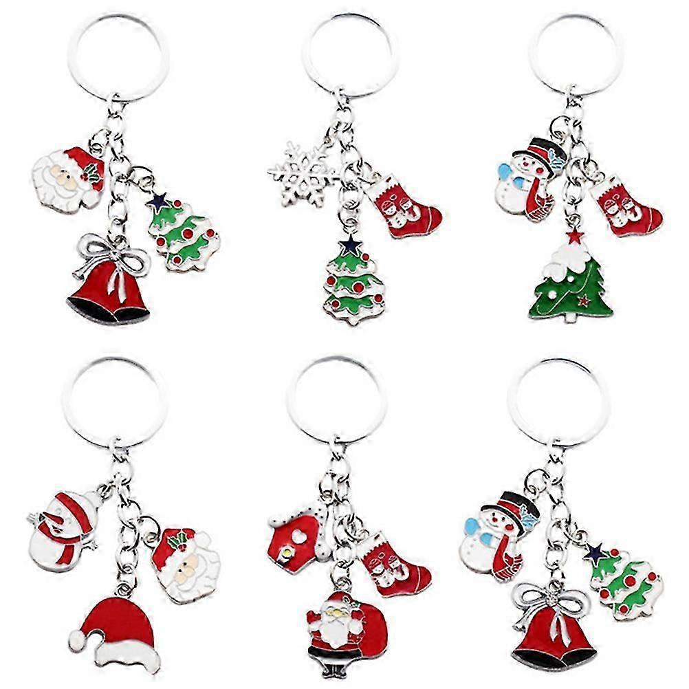 Car Key Chain Snowman Keychain Holiday Keychain Xmas Keychain Christmas Toys Xmas Tree Keychain