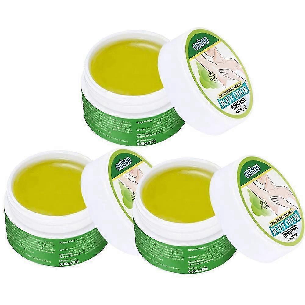 3X Oder Remover Cream Body Armpit Underarm Sweat Deodorant Removal Relief Ointment