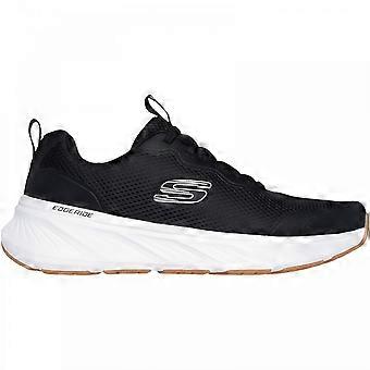 Men's Skechers Edgeride Rekze | Black/White | Mens Lightweight Trainers