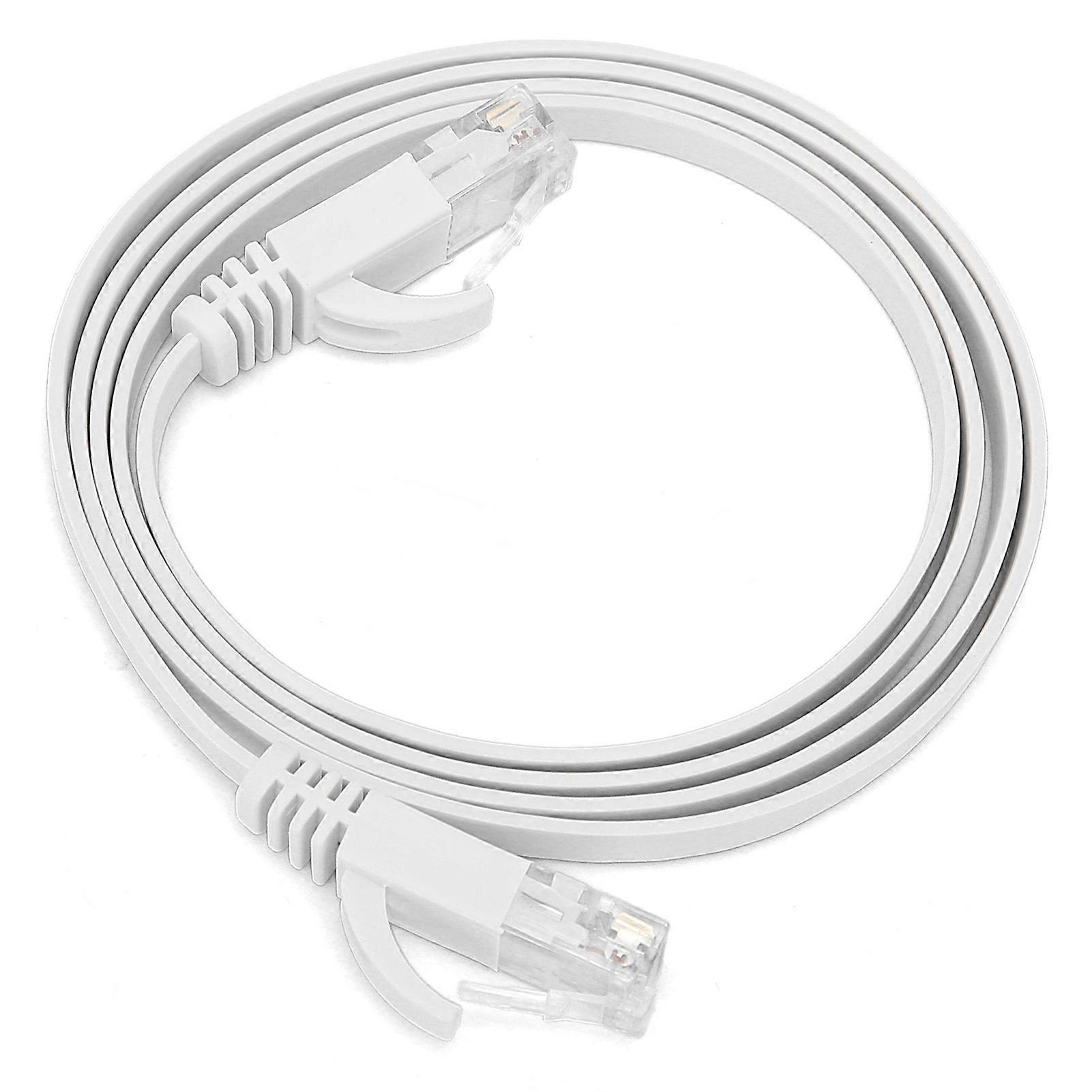 Ethernet Cable CAT6 Gigabit 8‑Core Twisted Pair Network Jumper Flat Copper Wire Supplies