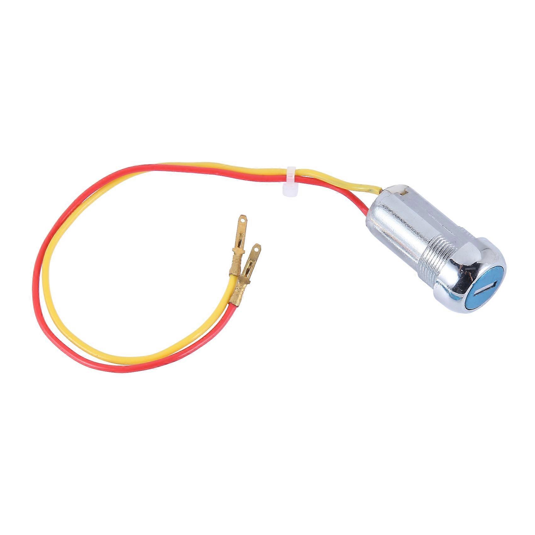 Universal Starting Switch Key Lock Wires Ignition Power Keys Switch for Electric Bike Scooters E-Bik
