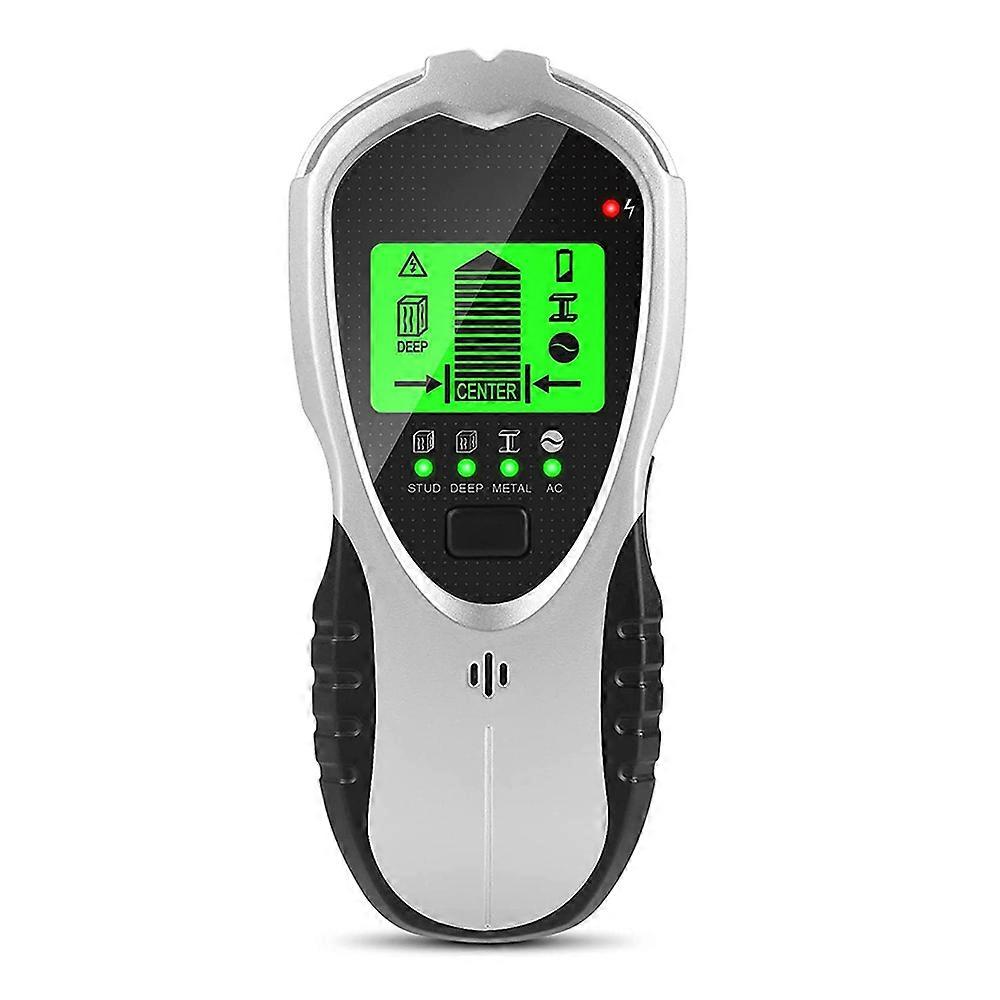 4-in-1 Multi-function Cable Detector with LCD Display and Audio Alarm, Metal Detector, Cable Detector