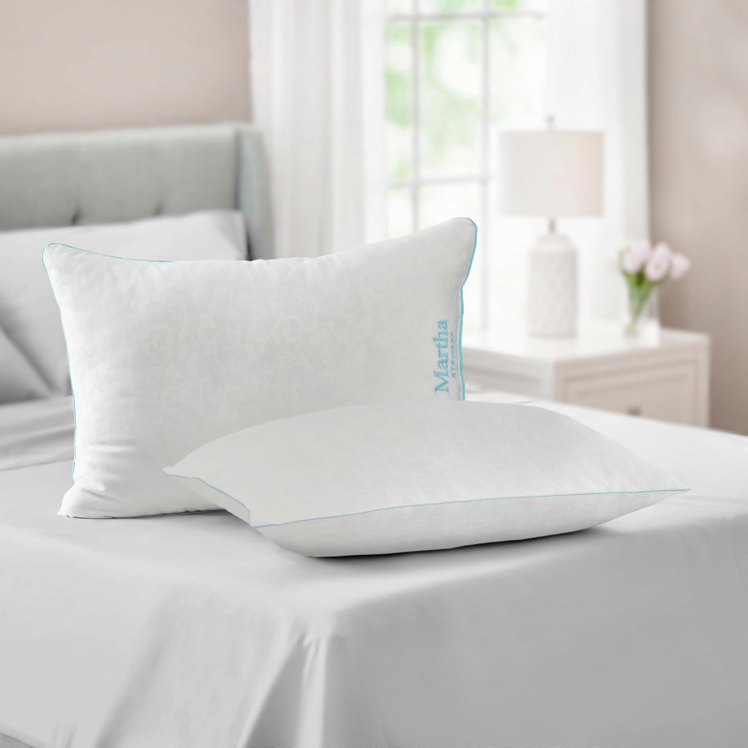 King Size White Bed Pillows - 2 Count, Soft Comfort, Hypoallergenic Fill for Supportive Sleep