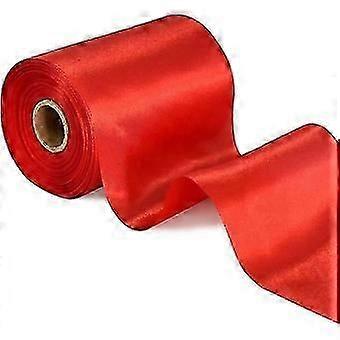 Wide Red Satin Ribbon - 4 Inch, 22yd