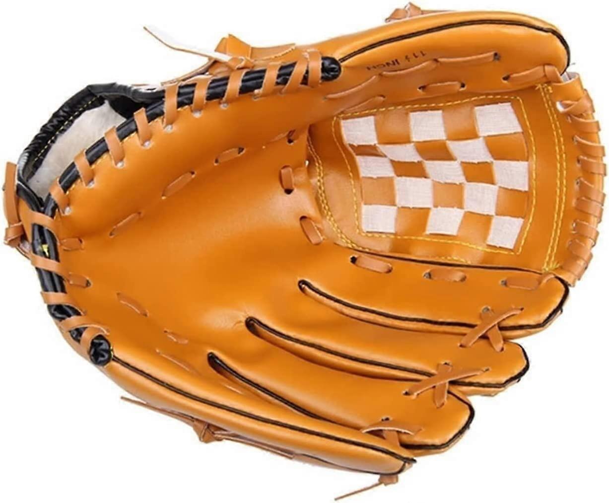 Baseball Glove Light Green 10.5 Inch Training Mitt for Kids and Adults Softball Practice Gloves Professional Use