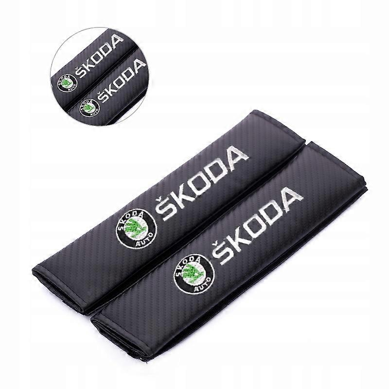2 st. Skoda säkerhetsbältesskydd