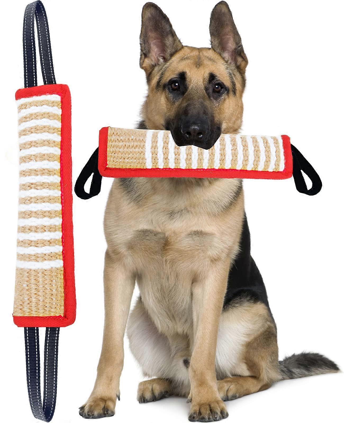 Tug Toy for Dogs Jute Bite Resistant Pillow for Training Large and Small Breeds Durable Play Equipment