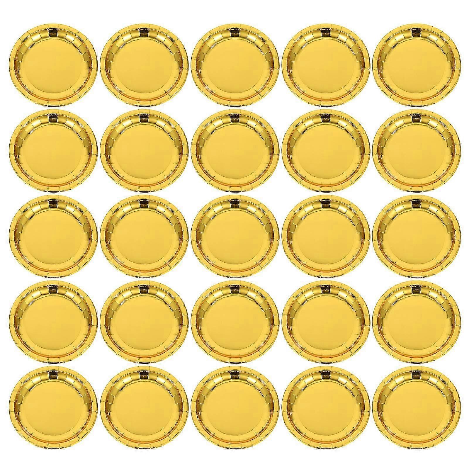 30Pcs Disposable Party Plates Multi-function Dessert Plates Convenient Dessert Dishes