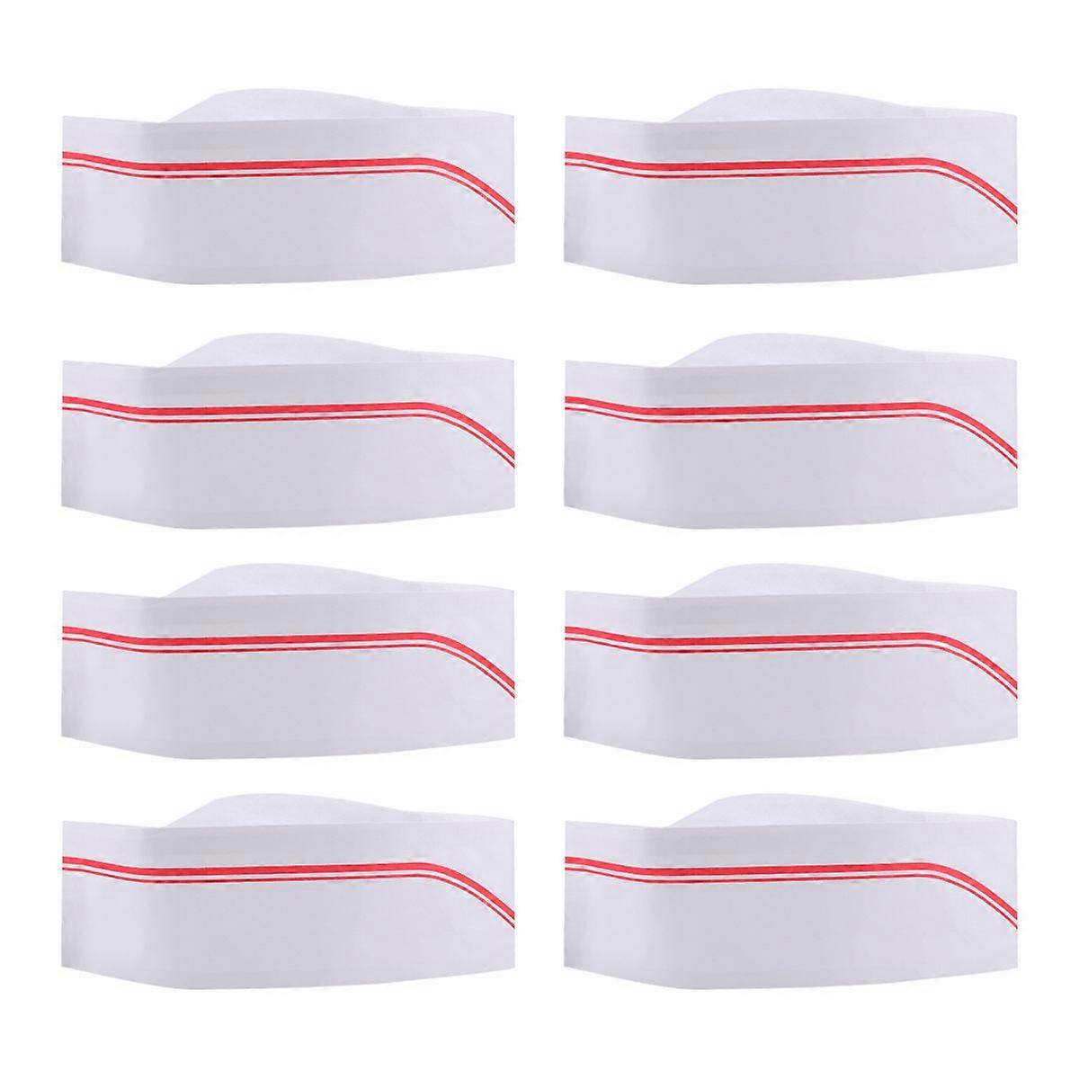 Paper Chef Hat 50Pcs -Lightweight Chef Cap for Cook Use