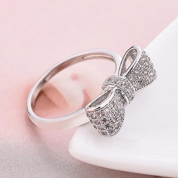 DamenMode Bogen Knoten Verlobungsringe